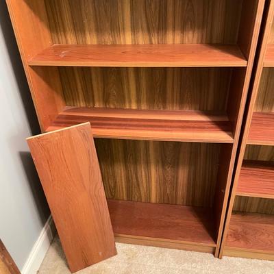 Two Wood Bookshelves (BR-SS)
