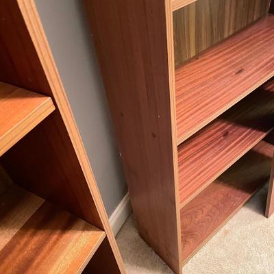 Two Wood Bookshelves (BR-SS)
