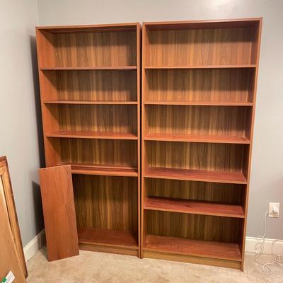 Two Wood Bookshelves (BR-SS)