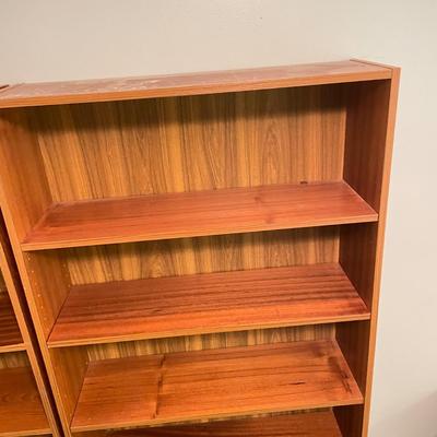 Two Wood Bookshelves (BR-SS)