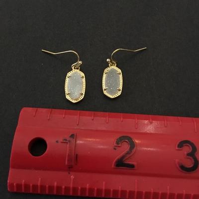Beautiful druzzy stone dangle earrings