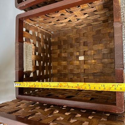 Rattan Storage Baskets with Handles