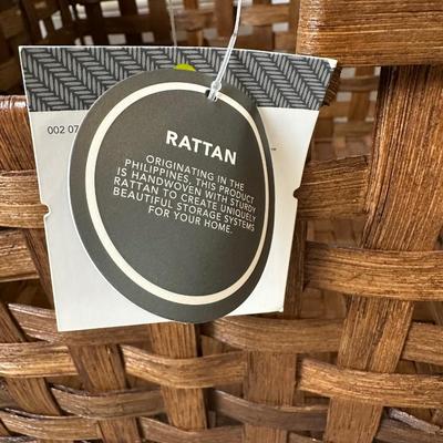 Rattan Storage Baskets with Handles