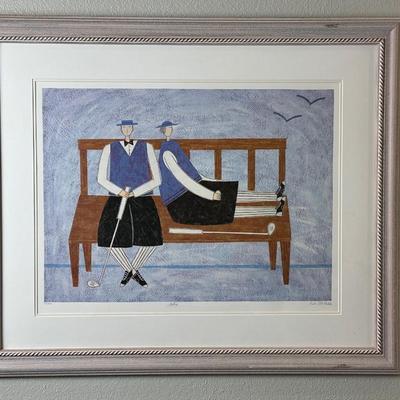 Framed Signed Print “Resting” by Paula Mcardle