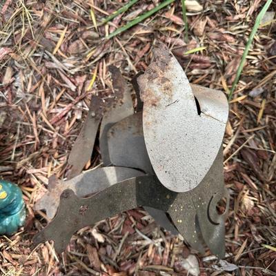 Set of 4 Outdoor Frog Garden Ornaments