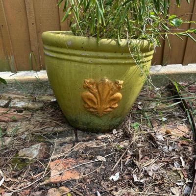 Large Painted Terracotta Pot