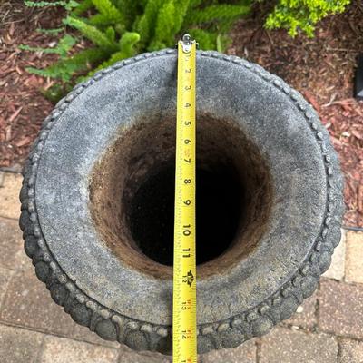 Large Metal Plant Urn