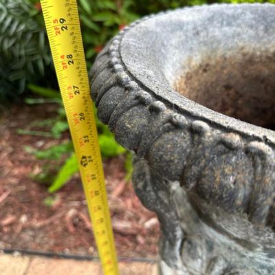 Large Metal Plant Urn