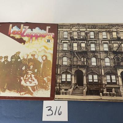 Led Zeppelin Record Lot