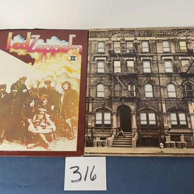 Led Zeppelin Record Lot
