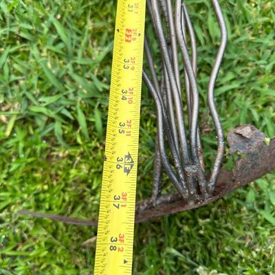 Handmade Metal Egret Yard Art (see details)