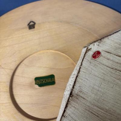 Vintage Wooden Tray and Plates