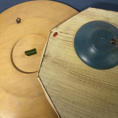 Vintage Wooden Tray and Plates