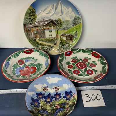 Vintage German Collectable Plates