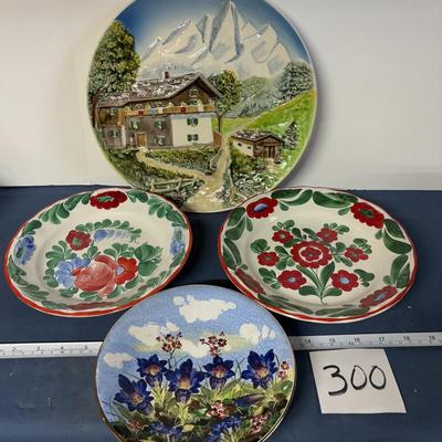 Vintage German Collectable Plates