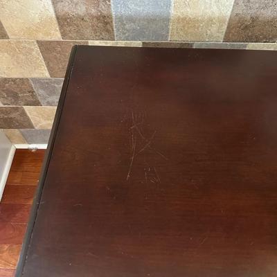 Dark Wood Media Console / Storage Cabinet