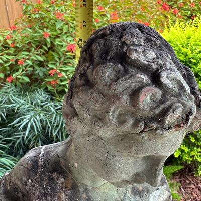 Classical Terracotta Maiden with Urn on Stand (see details)
