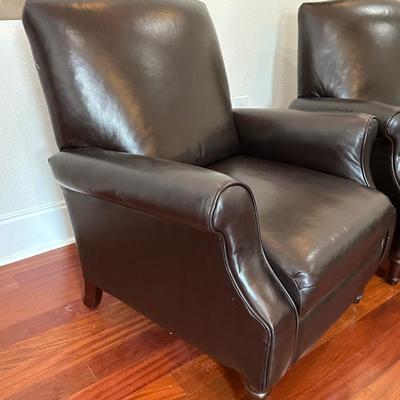 Pair of Lane Furniture Leather Recliners