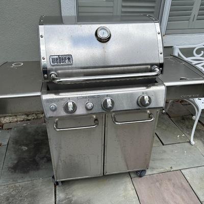 Stainless Weber BBQ Pit Natural Gas (see details)