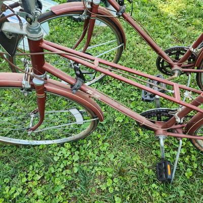 2 Vintage Huffy 10 speed Tourist Bicycles Bikes