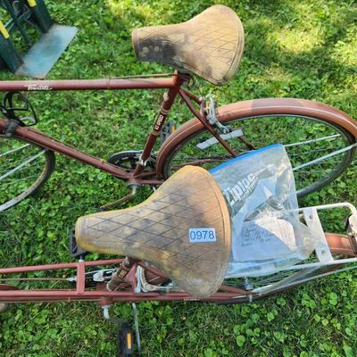 2 Vintage Huffy 10 speed Tourist Bicycles Bikes