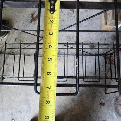 Vintage Metal Wire Store Display Rack 3 Shelves 37x8x34