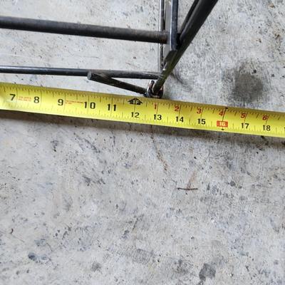 Vintage Metal Wire Store Display Rack 3 Shelves 37x8x34