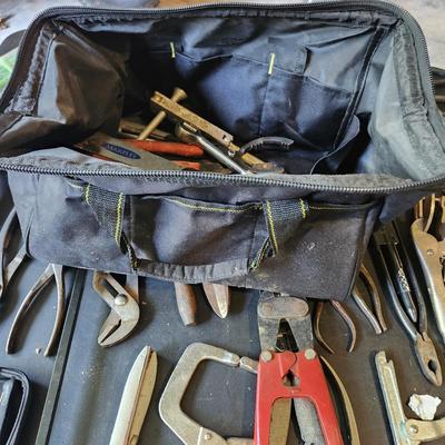 Table Top Lot of Tools