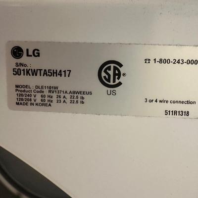 LG Top-Load Washer & Electric Dryer Set