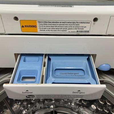 LG Top-Load Washer & Electric Dryer Set