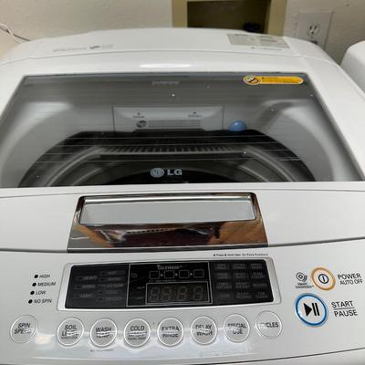 LG Top-Load Washer & Electric Dryer Set