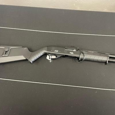 Sale Photo Thumbnail #176: MANUFACTURER: Rock Island Armory
FAMILY: All Generation Series
MODEL: All Generation Pump Shotgun
TYPE: Shotgun
ITEM GROUP: Sporting Pump Shotguns
ACTION: Pump Action
CALIBER/GAUGE: 20 Gauge
FINISH: Matte Black
FINISH TYPE: Black
STOCK: Synthetic