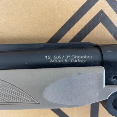 Sale Photo Thumbnail #208: MANUFACTURER: American Tactical Inc
FAMILY: Nomad Series
MODEL: Nomad
TYPE: Shotgun
ITEM GROUP: Sporting Single Shot Shotguns
ACTION: Single Shot
CALIBER/GAUGE: 20 Gauge
FINISH: Matte Black
FINISH TYPE: Blued
STOCK: Synthetic Stock
STOCK/GRIPS: 