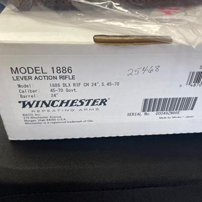 Sale Photo Thumbnail #226: Winchester Model 1886 45-70 Govt 24 Inch Barrel - (Used)