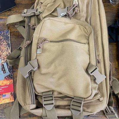 Sale Photo Thumbnail #227: Glock Bookbag - Tan (NEW)