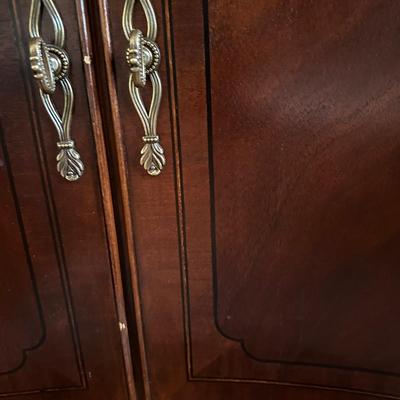 Mahogany Sideboard with Black Marble Top