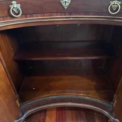Mahogany Sideboard with Black Marble Top
