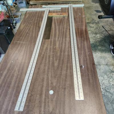 2 Wal-Board Dry Wall T- Square 1/8" Craftsman Square