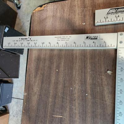 2 Wal-Board Dry Wall T- Square 1/8" Craftsman Square