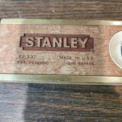 Tool Lot 2 Stanley Levels Pat. Pending 42-331 42-317, Laser Level Johnson Post level and others