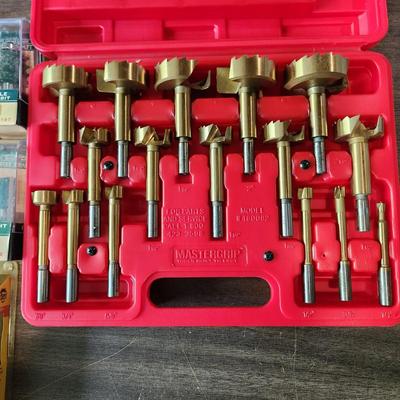 Large lot of Router Bits Woodcraft, Oldham Viper, Mastergrip, woodworking