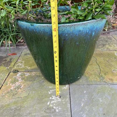 Large Glazed Ceramic Planter