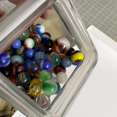 Sale Photo Thumbnail #94: NICE Collectible Marbles. NEVER Know with these. We will Ship Marbles but not the Jar.