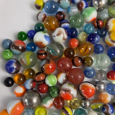 Sale Photo Thumbnail #90: NICE Collectible Marbles. NEVER Know with these. We will Ship Marbles but not the Jar.