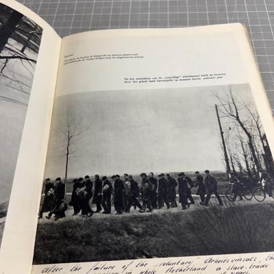 Sale Photo Thumbnail #167: Published only two years after Holland’s liberation from the Nazis, with over a 100 photos and an introduction by Max Nord..."AMSTERDAM tijdens de hongerwinter 1944-45" (AMSTERDAM during the hunger winter 1944-45)...Detailing the harsh winter and Gaeman