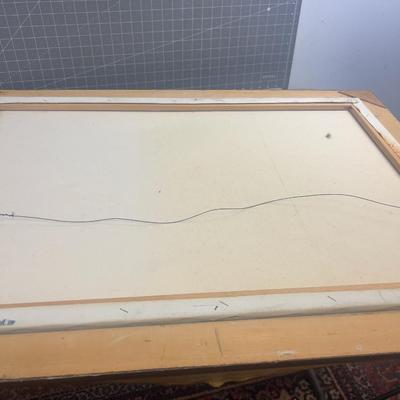 Sale Photo Thumbnail #290: Framed Measures 36 X 24" Good Condition. 