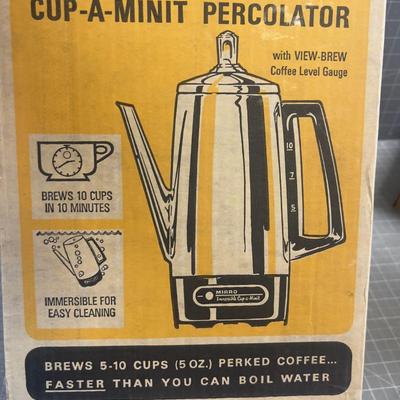 Sale Photo Thumbnail #314: WOW!!! Hard to come by this cool of a coffee pot. Dated 1981 AWESOME!!!!! 