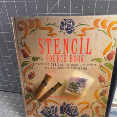 Sale Photo Thumbnail #426: Stencil, Paper and Ceramics. Used. Good Condition.  