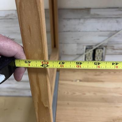Sale Photo Thumbnail #567: Good condition easy to set up sturdy made from pine, modular. Shelf will have to remain until Tuesday afternoon for pick-up