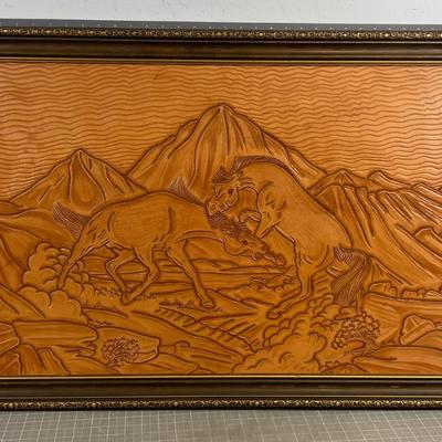 Sale Photo Thumbnail #642: Framed 24 x 44" by W. Johnston